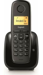 Gigaset A280 Ασύρματο Τηλέφωνο με Ανοιχτή Ακρόαση Ελληνικό Μενού Μαύρο