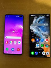 Galaxy S22 Ultra, S10+, iPhone 13Pro Max