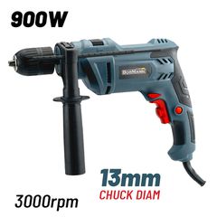 BORMANN BID6300 Δράπανο Κρουστικό Ρεύματος 900W 0-3000rpm Αυτόματο Τσοκ 13mm ( 053538 )