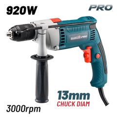 BORMANN Pro BID9200 Δράπανο Κρουστικό Ρεύματος 920W 0-3000rpm Μεταλλικό Τσοκ 13mm ( 020622 )