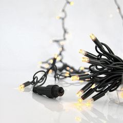 ΣΕΙΡΑ, 100 LED 5mm ΜΕ ΚΑΛΥΜΜΑ, 230V, 3 ΕΠΕΚΤΑΣΕΙΣ ΕΩΣ 9 ΣΕΤ, ΠΡΑΣΙΝΟ ΚΑΟΥΤΣΟΥΚ ΚΑΛΩΔΙΟ, DAYLIGHT LED ANA 10cm, ΠΡΟΕΚΤΑΣΗ ΠΑΡΟΧΗΣ 1.5cm, ΙΡ65