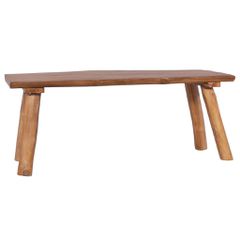 Πάγκος Κήπου 120 εκ. από Μασίφ Ξύλο Teak 288817