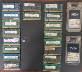 RAM DDR2 DDR3 DDR4 ΓΙΑ ΛΑΠΤΟΠ