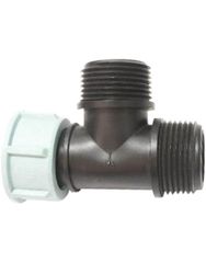 Σύνδεσμος ταφ φρεατίου αρσ.-αρσ.-θηλ. 1"-1"-1"3221/0333 palaplast