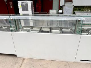 Επιδαπέδιο μπαίν μαρί βιτρίνα Inomak MIV718 με θερμαινόμενο ερμάριο ( Α3849)