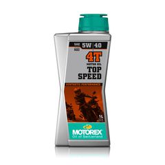 Λαδι 4T Top speed MC 5w/40 Συνθετικό, 1L Motorex