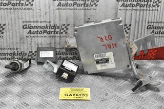 Σετ Immobilizer Toyota Hilux KUN25 2005-2012 ( Εγκέφαλος 89661-0KC50)+(Δέκτης Κ. Κλειδώματος 89741-71010)+(Μάτι 89783-71010)+(Κλειδαριά Με Κλειδί)+(Πλακέτα 89780-71020)
