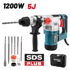 BORMANN Pro BPH3100 Σκαπτικό Περιστροφικό Πιστολέτο SDS-PLUS 1200W 5J + 5 Εξαρτήματα ( 043188 )