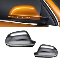 Καπάκια Καθρεφτών Για Audi A3 8P 08-10, A4 B8 08-11, A5 8T 07-11, A6 C6 4F 09-11, A8 D3 , Q3 8U , Καβούκια Brushed Aluminium 2 Τεμάχια