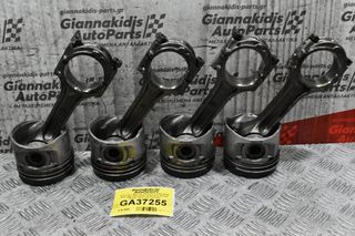 Πιστόνια + Μπιέλες Mitsubishi L200 4D56 1997-2001 (Εξωτερικη Διάμετρος 91mm) (Πείρος 32mm) (4 Τεμάχια)