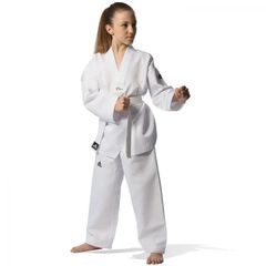 Taekwondo Στολή adidas ADI-START Άσπρο Ρεβέρ adiTS01