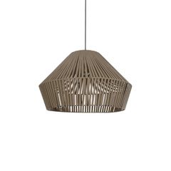 Κρεμαστό Φωτιστικό Οροφής με Ντουί 1 x E27 AC 220-240V IP20 - Μπεζ - M60 x Π60 x Υ41cm