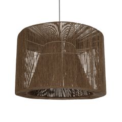 GLOBOSTAR® ZYLINDER 205-0023 Boho Κρεμαστό Φωτιστικό Οροφής με Ντουί 1 x E27 AC 220-240V IP20 - Καφέ - M80 x Π80 x Υ51cm