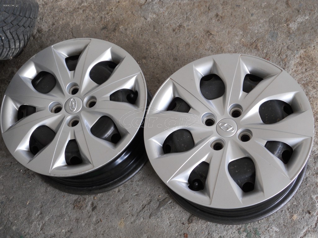 ΖΑΝΤΕΣ HYUNDAI TETΡΑΔΑ - I 20-ΓΝΗΣΙΕΣ 15'' 4Χ100- ΜΑΖΙ ΜΕ ΤΑΣΙΑ - ΣΕ ΑΡΙΣΤΗ ΚΑΤΑΣΤΑΣΗ!