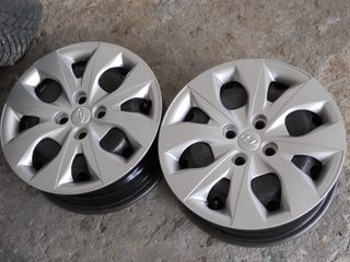 ΖΑΝΤΕΣ HYUNDAI TETΡΑΔΑ - I 20-ΓΝΗΣΙΕΣ 15'' 4Χ100- ΜΑΖΙ ΜΕ ΤΑΣΙΑ - ΣΕ ΑΡΙΣΤΗ ΚΑΤΑΣΤΑΣΗ!