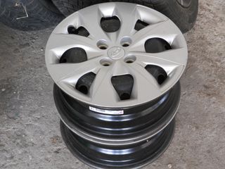 ΖΑΝΤΕΣ HYUNDAI TETΡΑΔΑ - I 20-ΓΝΗΣΙΕΣ 15'' 4Χ100- ΜΑΖΙ ΜΕ ΤΑΣΙΑ - ΣΕ ΑΡΙΣΤΗ ΚΑΤΑΣΤΑΣΗ!-thumb-2