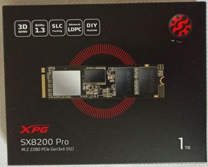 Adata XPG SX8200 Pro SSD 1TB M.2 NVMe PCI Express 3.0