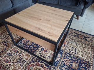 Τραπεζάκι σαλονιού 60x60εκ με συρτάρι