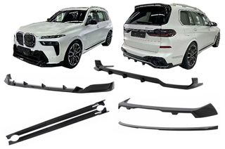 Aero Body Kit BMW X7 G07 LCI M-Tech (2023-) Black Knight Design Piano Black