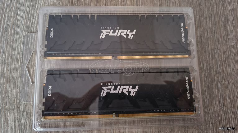 Kingston Fury Renegade 16GB DDR4 RAM (2x8GB), 3600mhz για Desktop (KF436C16RBK2/16)