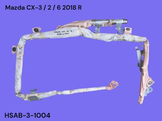MAZDA CX-3 / 2 DJ / 6 GJ 2015-2023 ΜΕΤΑΧΕΙΡΙΣΜΕΝΑ ΑΝΤΑΛΛΑΚΤΙΚΑ ( αερόσακος ουρανού κουρτίνα δεξιός με κωδικό HSAB-3-1004 συνοδηγού πλευρά )