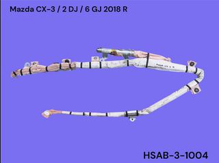 MAZDA CX-3 / 2 DJ / 6 GJ 2015-2023 ΜΕΤΑΧΕΙΡΙΣΜΕΝΑ ΑΝΤΑΛΛΑΚΤΙΚΑ ( αερόσακος ουρανού κουρτίνα αριστερός με κωδικό HSAB-3-1004 οδηγού πλευρά )