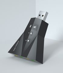 POWERTECH κάρτα ήχου USB CAB-U037, 7.1CH, έξοδος μικρόφωνου & ακουστικού