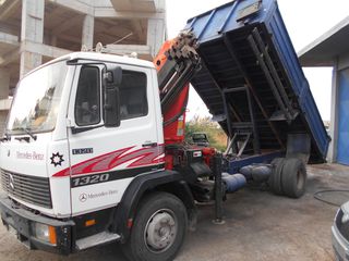 Ανατροπή + Γερανός Mercedes-Benz 1993 1320 over ΑΝΑΤΡΟΠΗ,ΓΕΡΑΝΟΣ