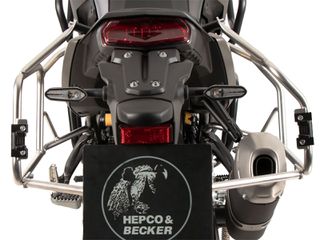 HEPCO-BECKER Πλαινές πίσω βάσεις βαλιτσών Xplorer Cutout 40/37 για Yamaha Ténéré 700 (25-) Ανοξείδωτο Ατσάλι