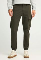 Funky Buddha Ανδρικό regular fit cargo παντελόνι με cuffed τελείωμα FBM012-030-02