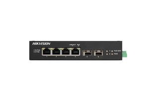 Hikvision DS-3T0506HP-E/HS Unmanaged L2 PoE+ Switch με 3 Θύρες Ethernet και 2 SFP Θύρες