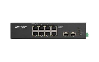 Hikvision DS-3T0510HP-E/HS Unmanaged L2 PoE+ Switch με 8 Θύρες Ethernet και 2 SFP Θύρες