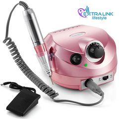 Extralink NAIL DRILL-202 Τροχός Νυχιών Ρεύματος 35000 Στροφές ανά Λεπτό 65W Ροζ