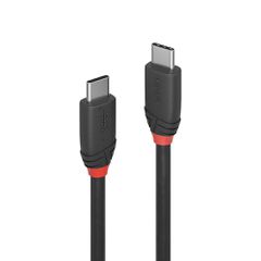 Lindy LY-36906 Black USB 3.1 Cable USB-C male - USB-C 60W Μαύρο 1m
