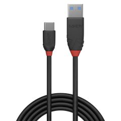 Lindy LY-36917 USB 3.2 Cable USB-C male - USB-A Μαύρο 1.5m