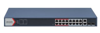 Hikvision DS-3E1318P-EI(B) Managed L2 PoE+ Switch με 16 Θύρες Ethernet