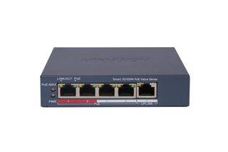 Hikvision DS-3E1105P-EI/M(V2) 4-port 100 Mb Poe Switch 1 Rj45 100 Mb Uplink Port Smart Management