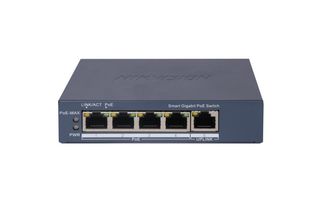 Hikvision DS-3E1505P-EI Unmanaged L2 PoE+ Switch με 5 Θύρες Gigabit (1Gbps) Ethernet