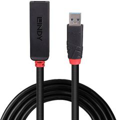 Lindy LY-43403 USB 2.0 Cable USB-A male - USB-A female Μαύρο 10m