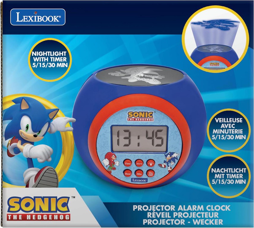Lexibook RL977SN Sonic Projector Alarm Clock