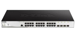 D-Link DGS-1210-28P/ME v1 Managed L2 PoE+ Switch με 24 Θύρες Gigabit (1Gbps) Ethernet και 4 SFP Θύρες
