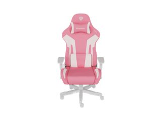 Genesis NFG-1929 Nitro 710 Καρέκλα Gaming Δερματίνης με Ρυθμιζόμενα Μπράτσα Ροζ / Λευκό