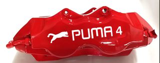 PUMA 4 RED RACING 4 PISTON CALIPERS FOR DISKS 280mm-310mm ΔΑΓΚΑΝΕΣ 4 ΠΙΣΤΟΝΕΣ