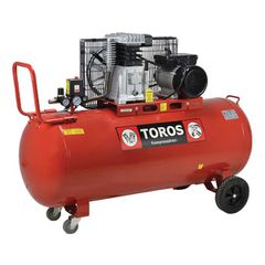 Toros | Αεροσυμπιεστής Με Ιμάντα 3Hp TOROS DH-30200/10 (602040)