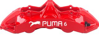 PUMA 6 RED RACING 6 PISTON CALIPERS FOR DISKS 340mm-405mm ΔΑΓΚΑΝΕΣ 6 ΠΙΣΤΟΝΕΣ
