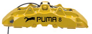 PUMA 8 YELLOW RACING 8 PISTON CALIPERS FOR DISKS 370mm-410mm ΔΑΓΚΑΝΕΣ 8 ΠΙΣΤΟΝΕΣ
