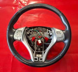 NISSAN X-TRAIL 2014-2017  , NISSAN QASHQAI J11 2014-2017 ΒΟΛΑΝ ΤΙΜΟΝΙΟΥ ΔΕΡΜΑΤΙΝΟ ΜΕ ΧΕΙΡΙΣΤΗΡΙΑ