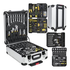 Βαλίτσα Με Εργαλεία Τροχήλατη Αλουμινιού 187Τμχ