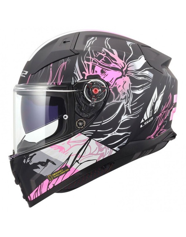 LS2 FF811 Vector II Darflo Matt Black/Pink
