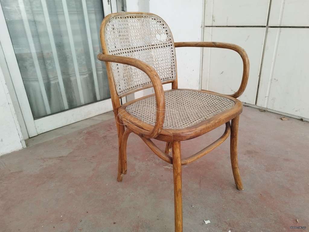 Vintage μασιφ πολυθρόνα 811 Josef Hoffman 1960